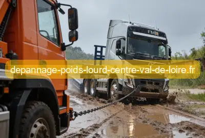 Camion embourbé